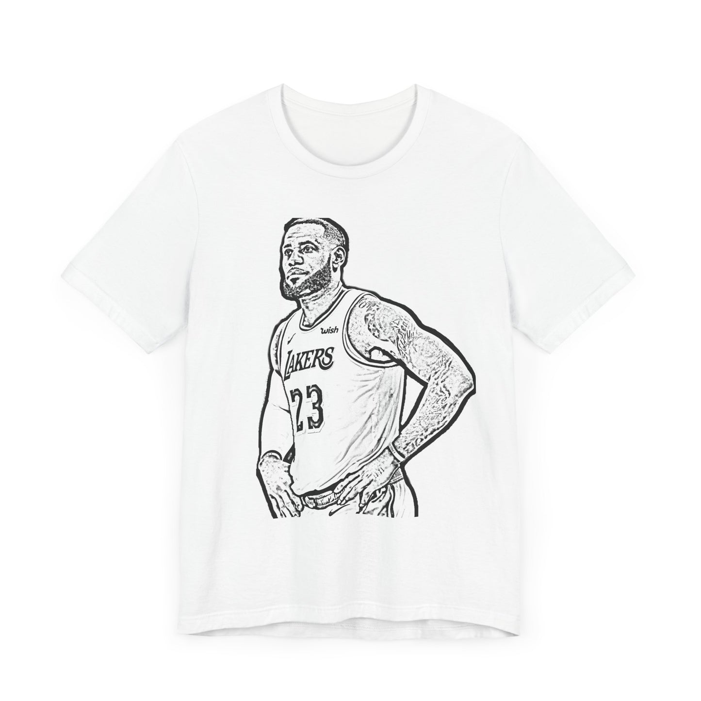 LeBron James Basketball Graphic Tee for Sport Fans