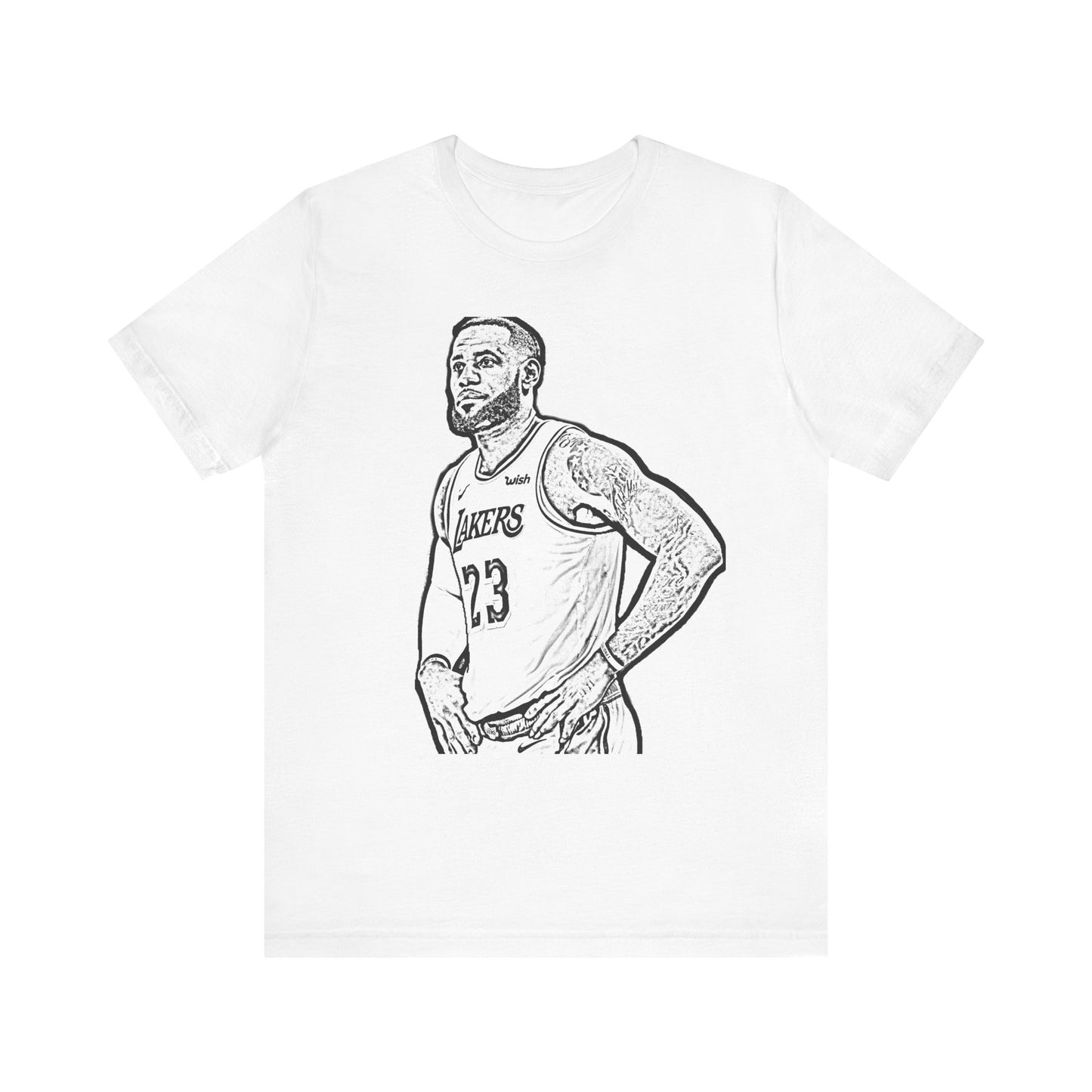 LeBron James Basketball Graphic Tee for Sport Fans